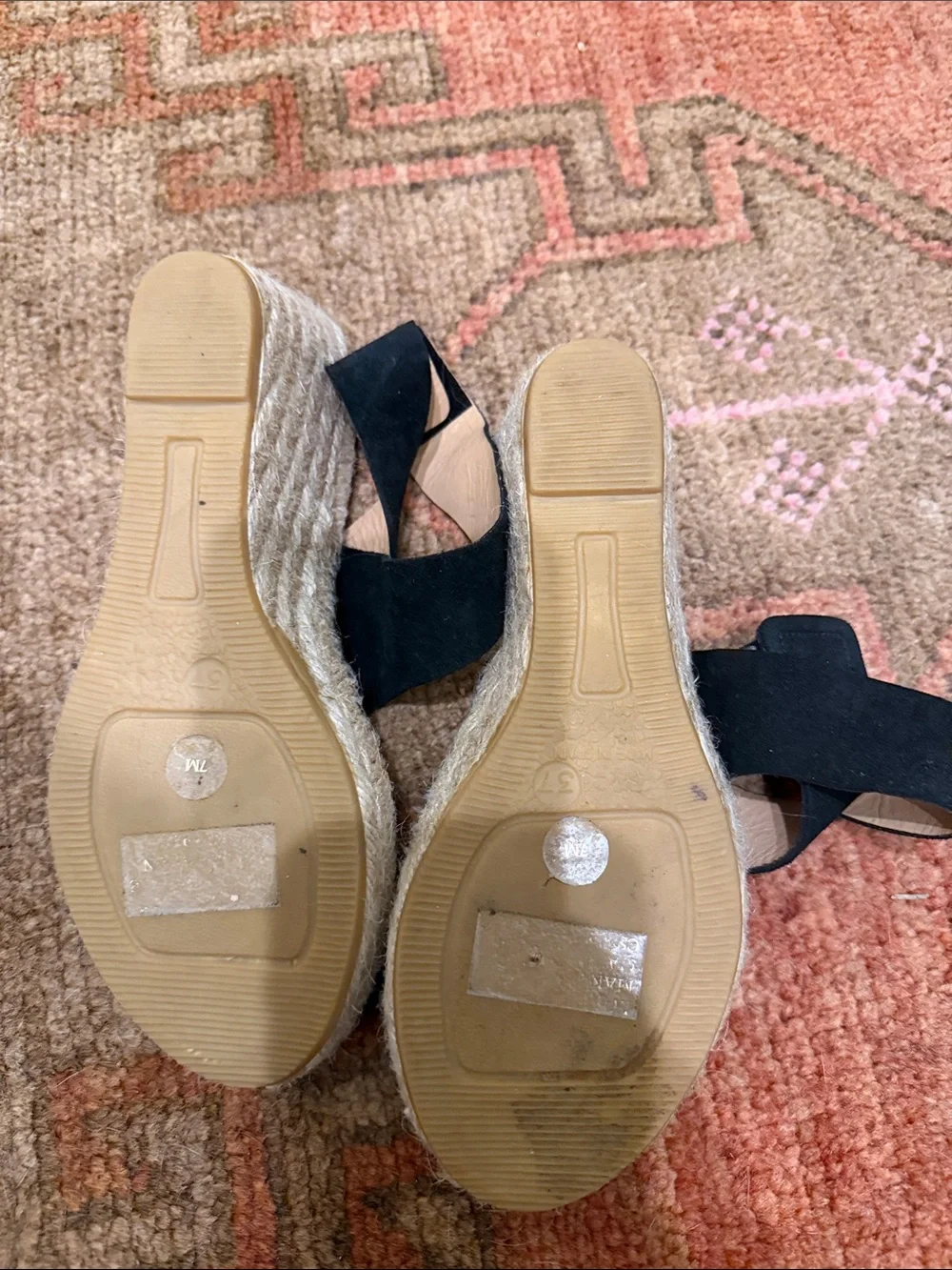 bettye muller Black Suede Knotted Espadrille Slide